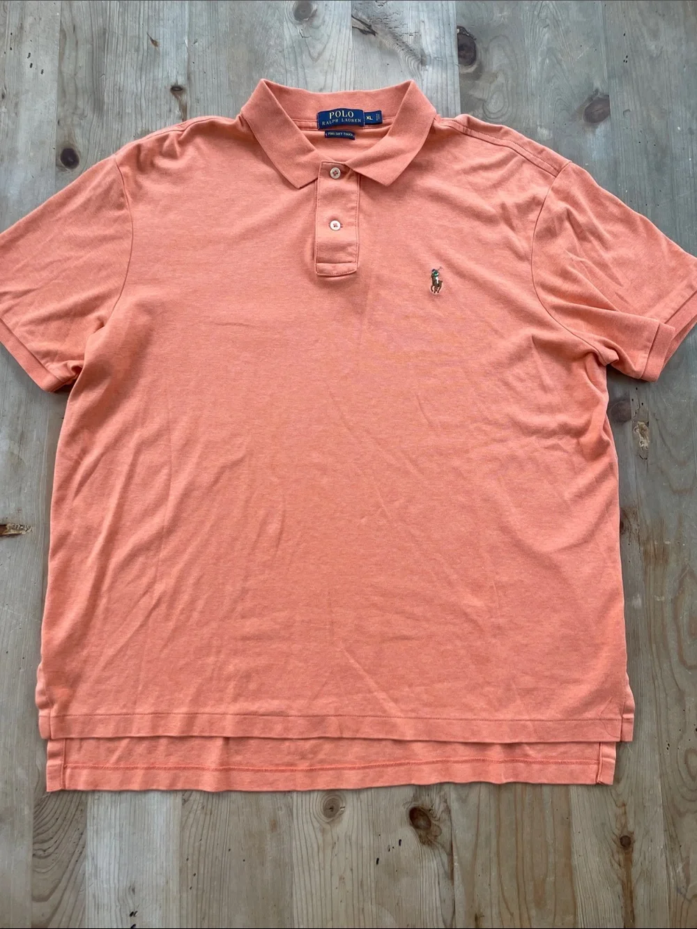Polo by Ralph Lauren Salmon-Orange Short Sleeve Polo